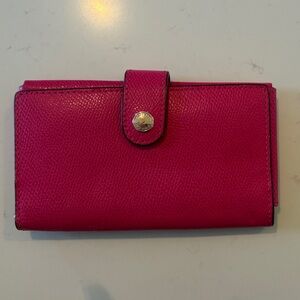 Coach- Pink Leather Wallet